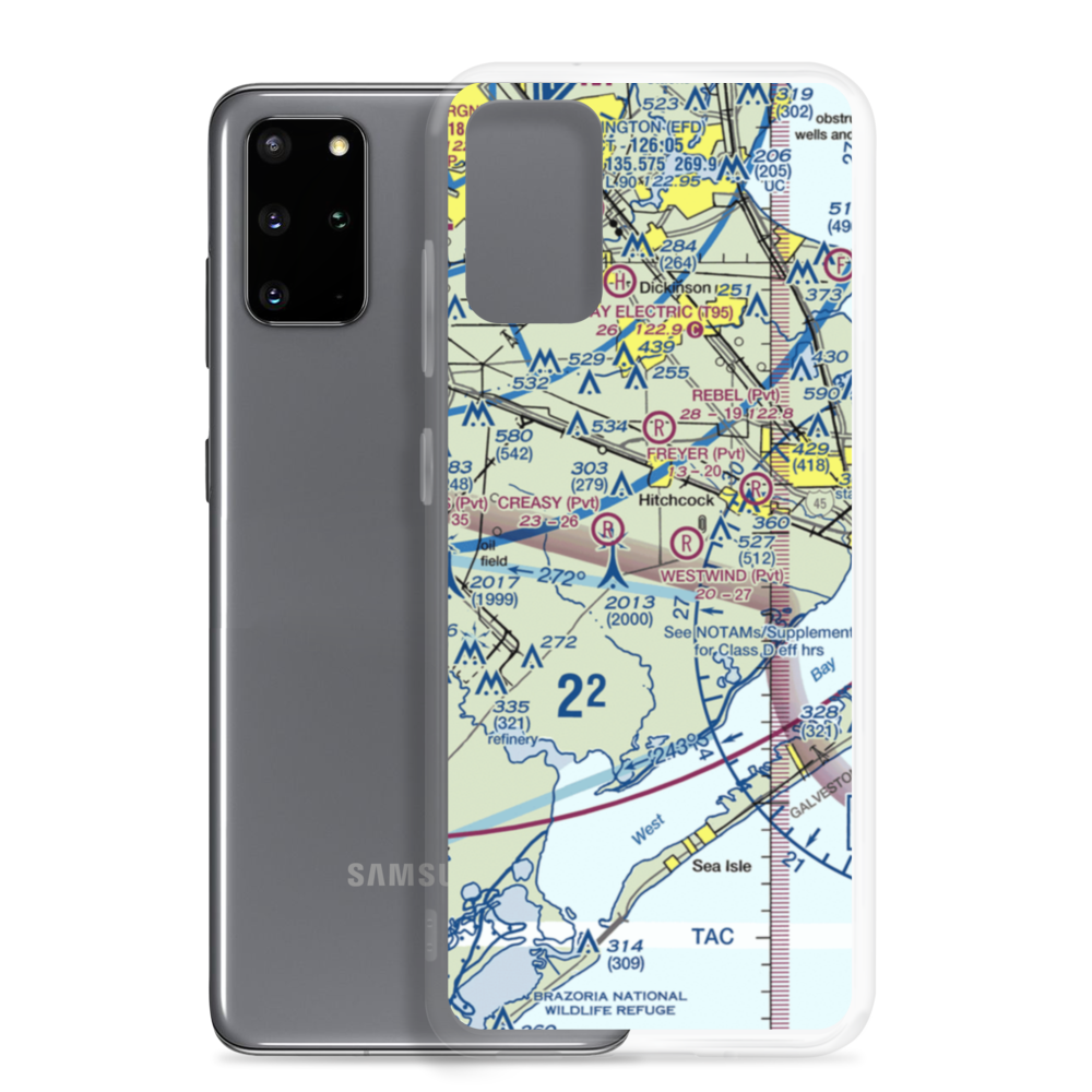 Old Forker Ultralightport (TA30) VFR Sectional Samsung Case Samsung Galaxy S20 Plus model shown