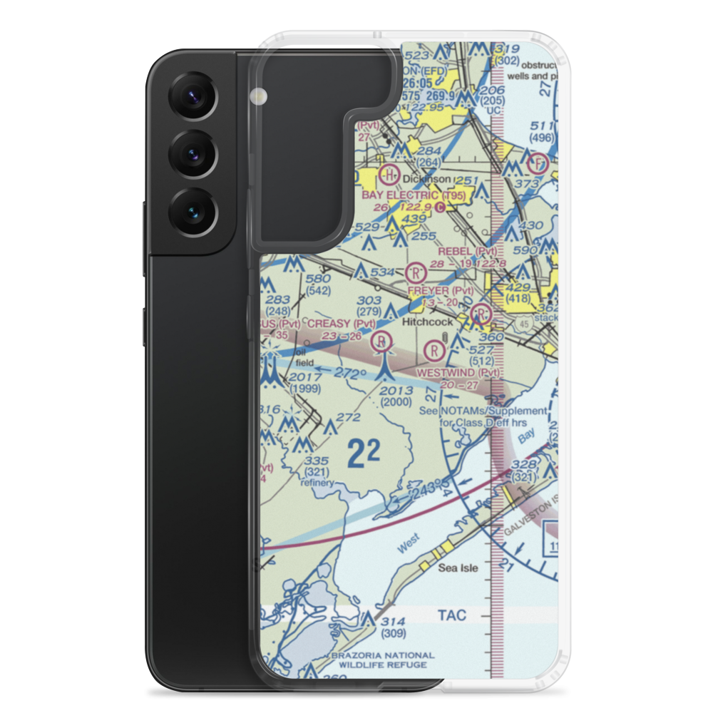 Old Forker Ultralightport (TA30) VFR Sectional Samsung Case Samsung Galaxy S22 Plus model shown