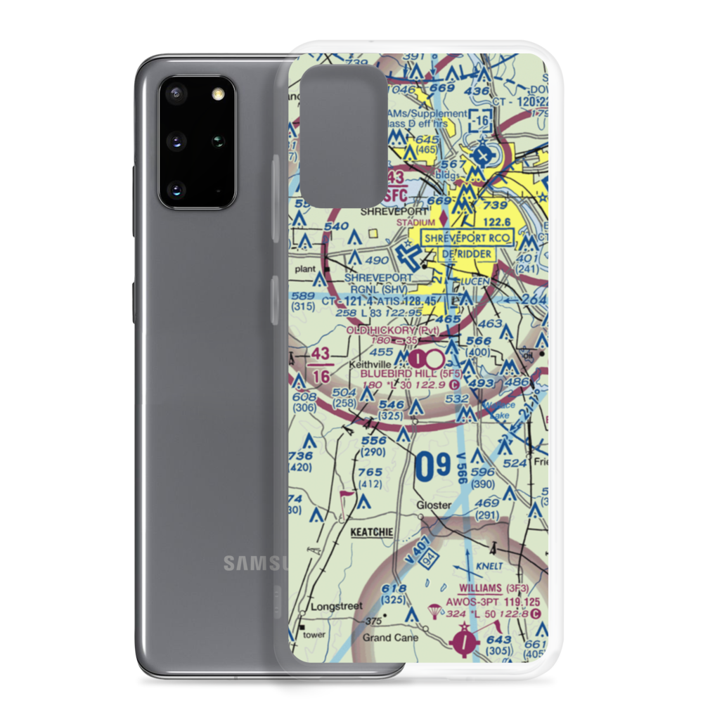 Old Hickory Ranch Airport (56LA) VFR Sectional Samsung Case Samsung Galaxy S20 Plus model shown