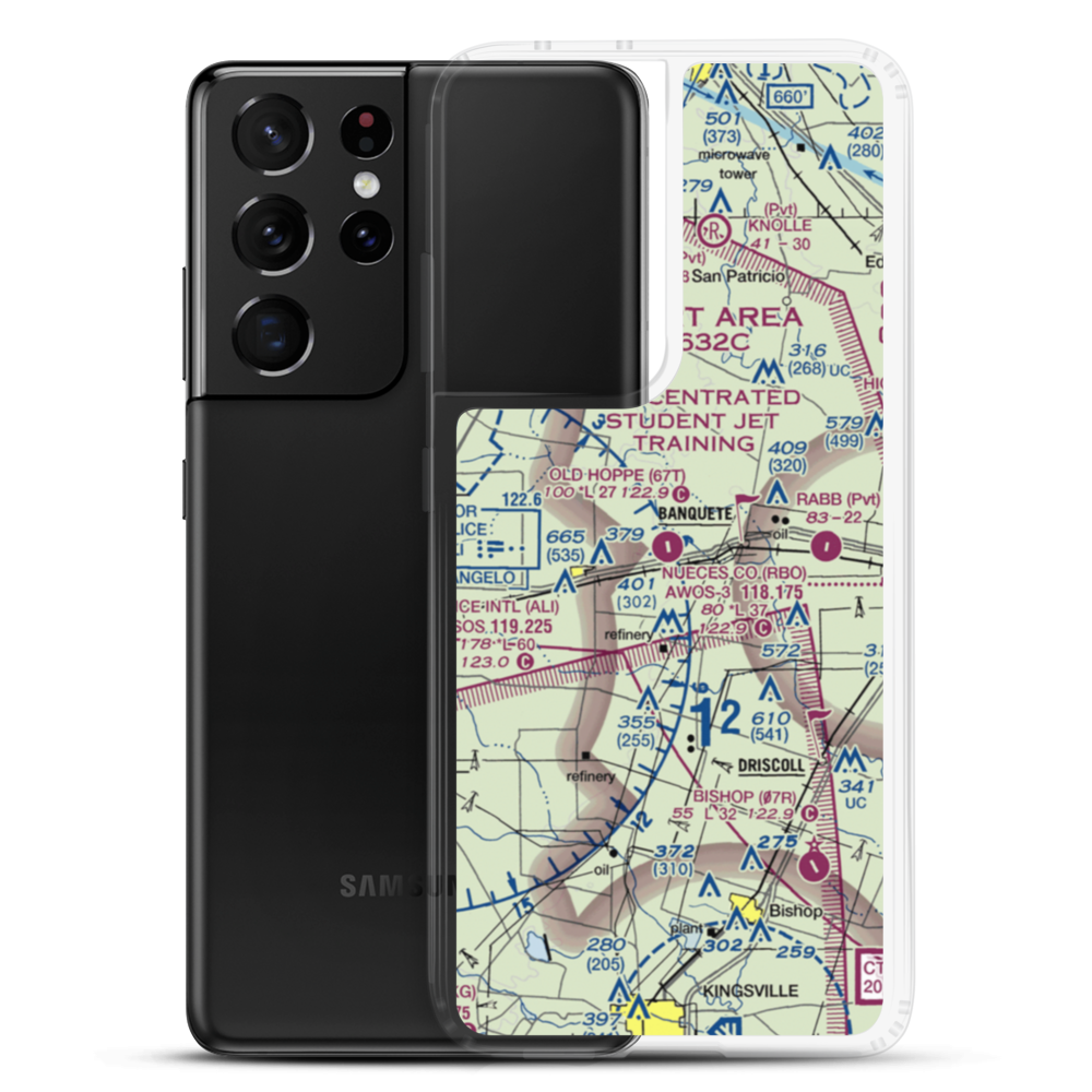 Old Hoppe Place Airport (67T) VFR Sectional Samsung Case Samsung Galaxy S21 Ultra model shown