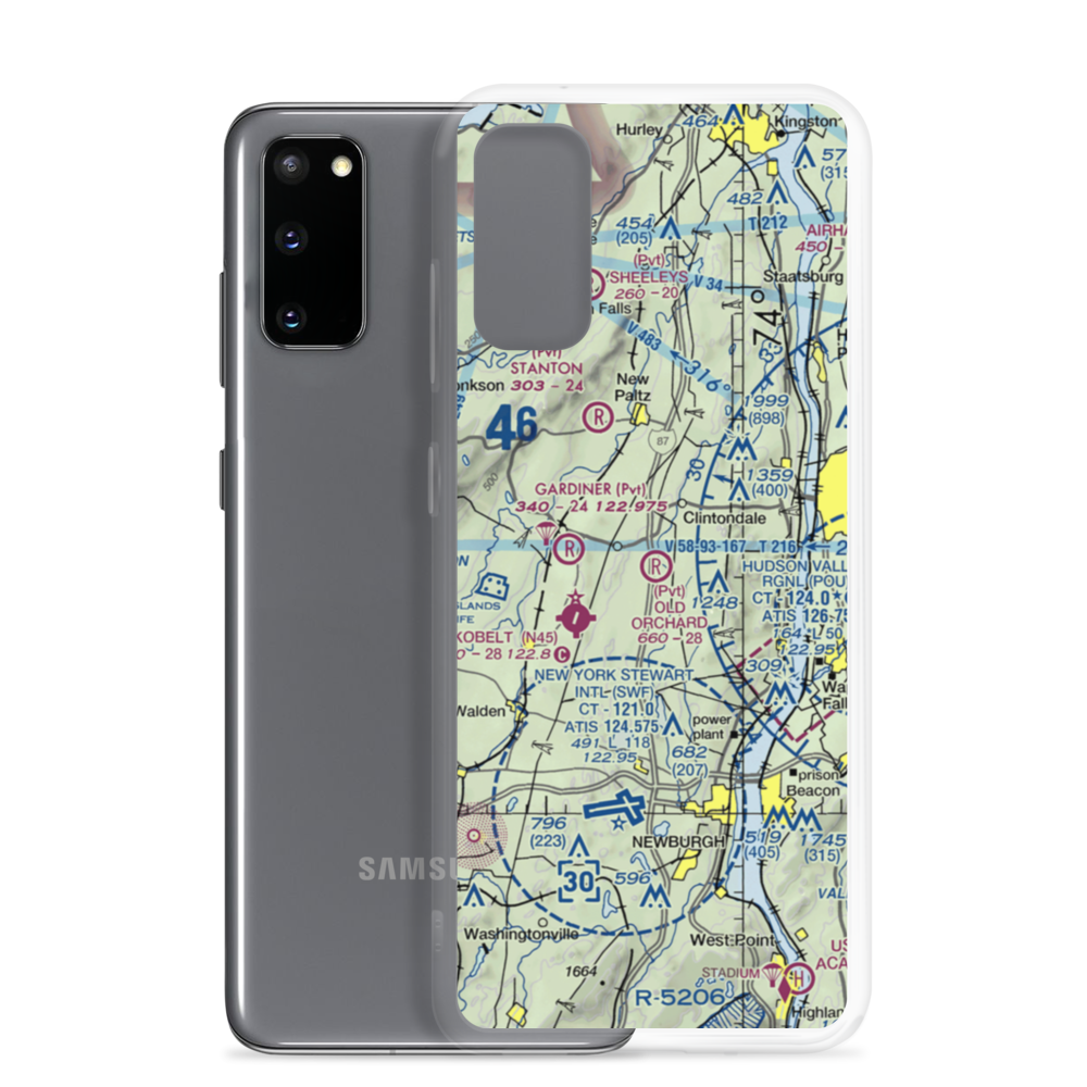 Old Orchard Airpark (2NK9) VFR Sectional Samsung Case Samsung Galaxy S20 model shown