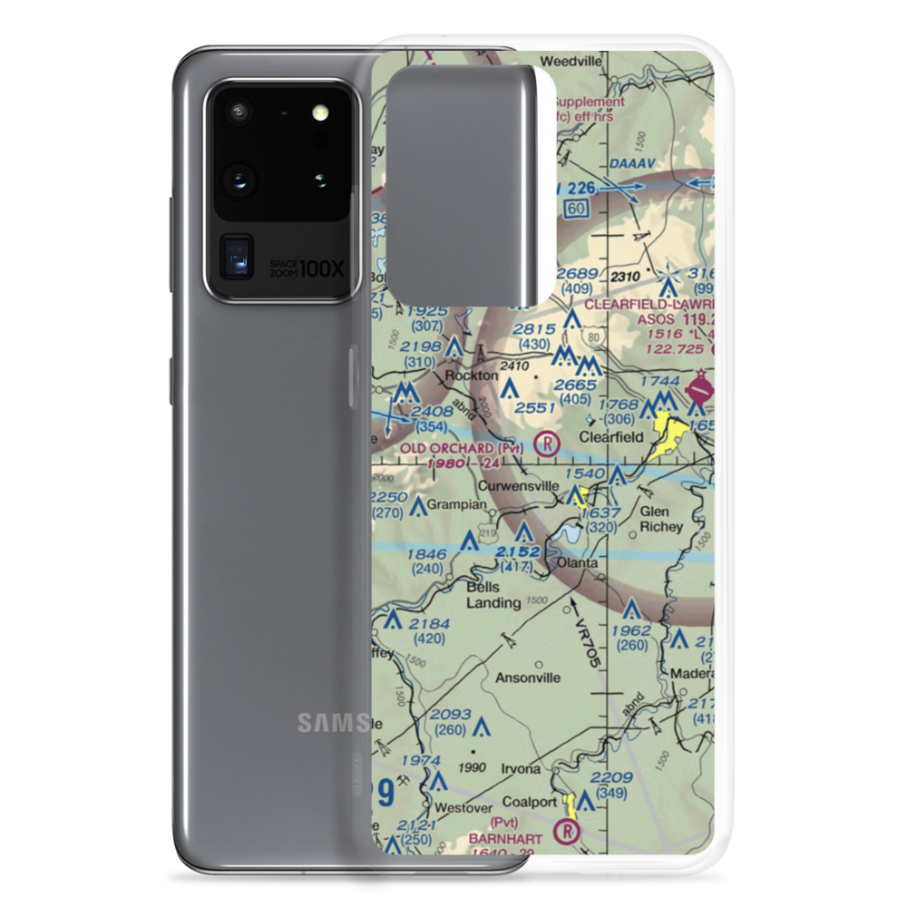 Old Orchard Airport (0PS4) VFR Sectional Samsung Case Samsung Galaxy S20 Ultra model shown