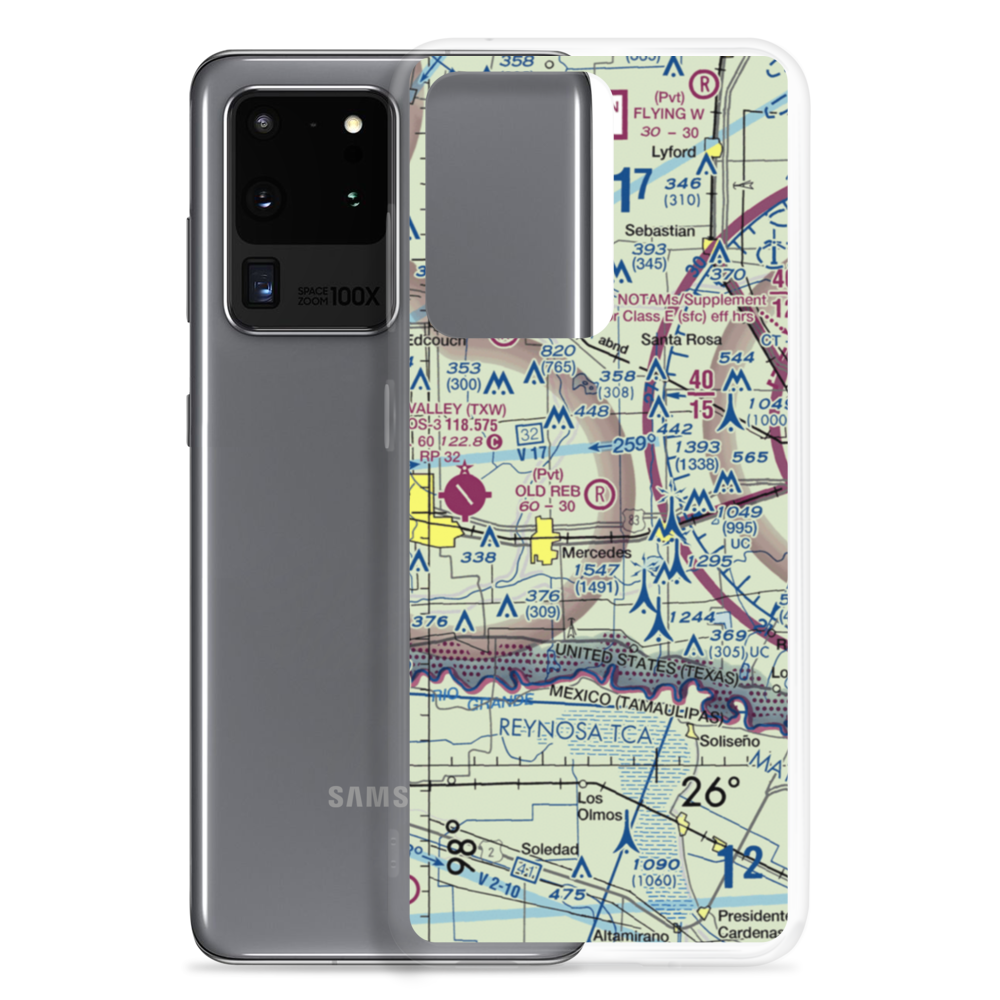 Old Reb Airport (5XS6) VFR Sectional Samsung Case Samsung Galaxy S20 Ultra model shown