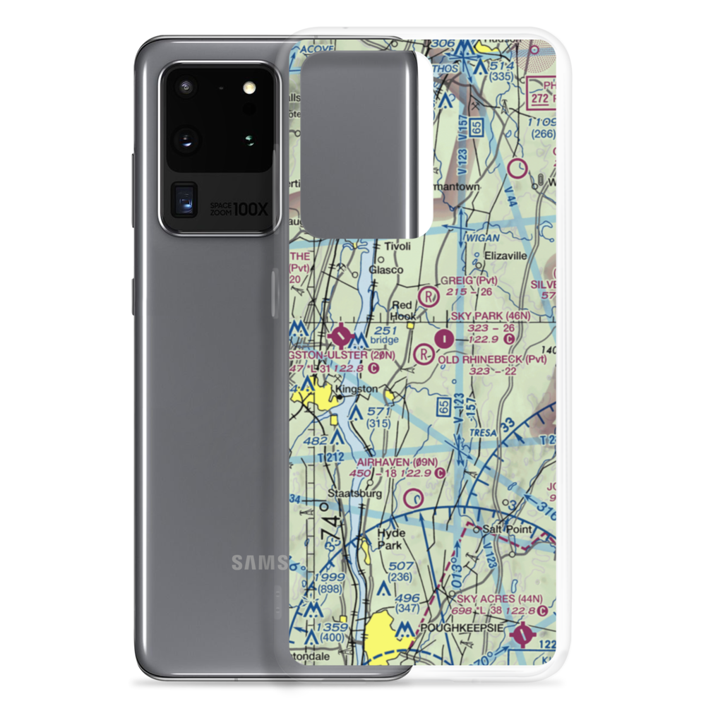 Old Rhinebeck Airport (NY94) VFR Sectional Samsung Case Samsung Galaxy S20 Ultra model shown
