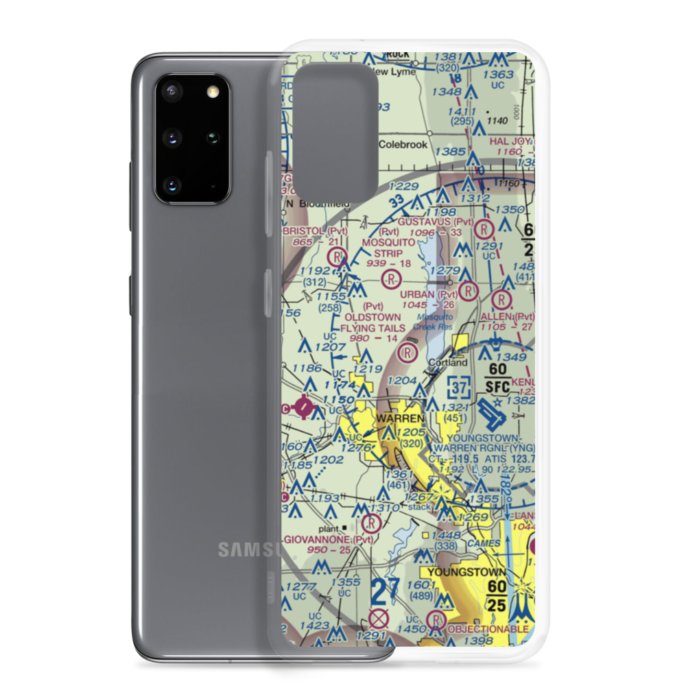 Oldstown Flying Tails Airport (81OH) VFR Sectional Samsung Case Samsung Galaxy S20 Plus model shown