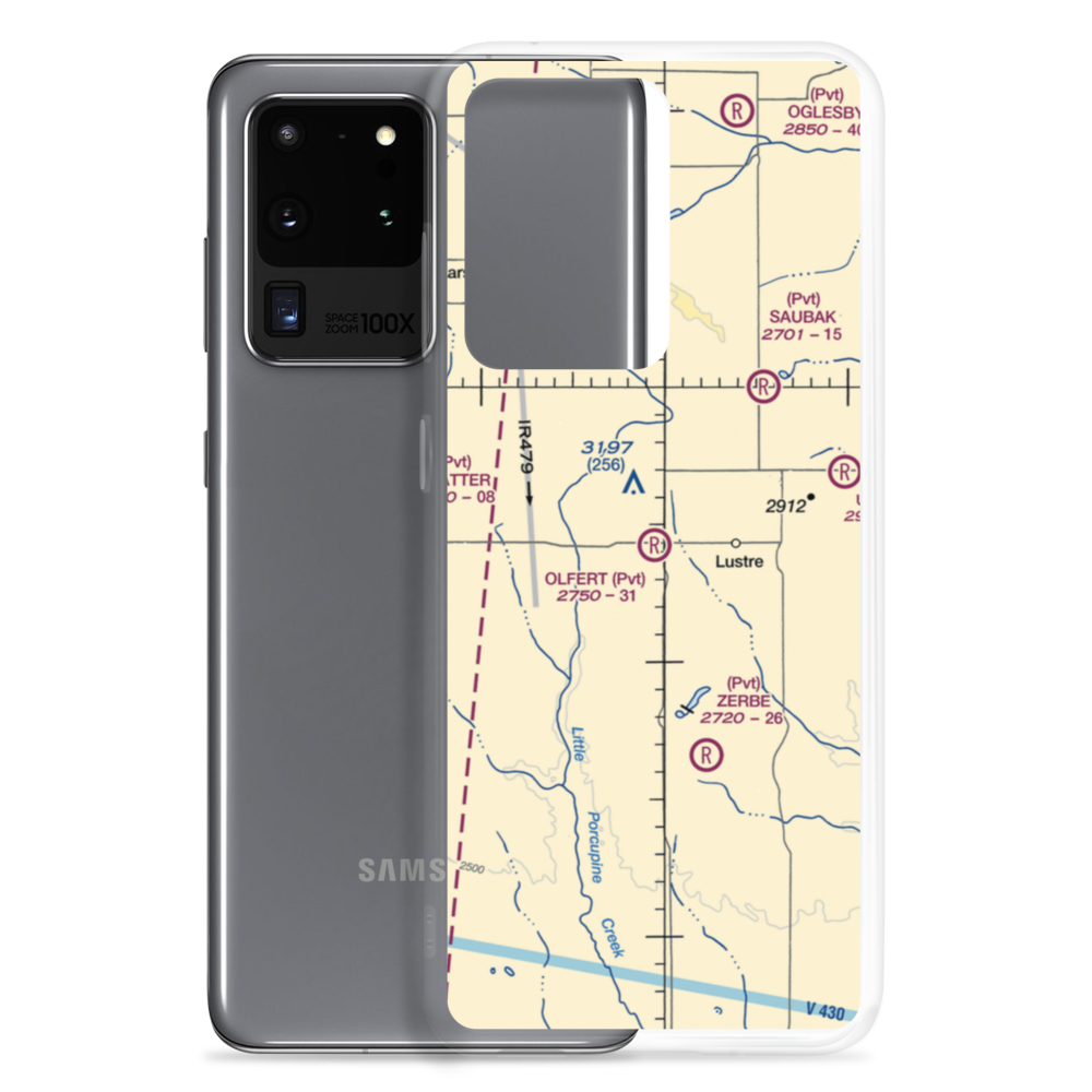 Olfert Airport (MT04) VFR Sectional Samsung Case Samsung Galaxy S20 Ultra model shown