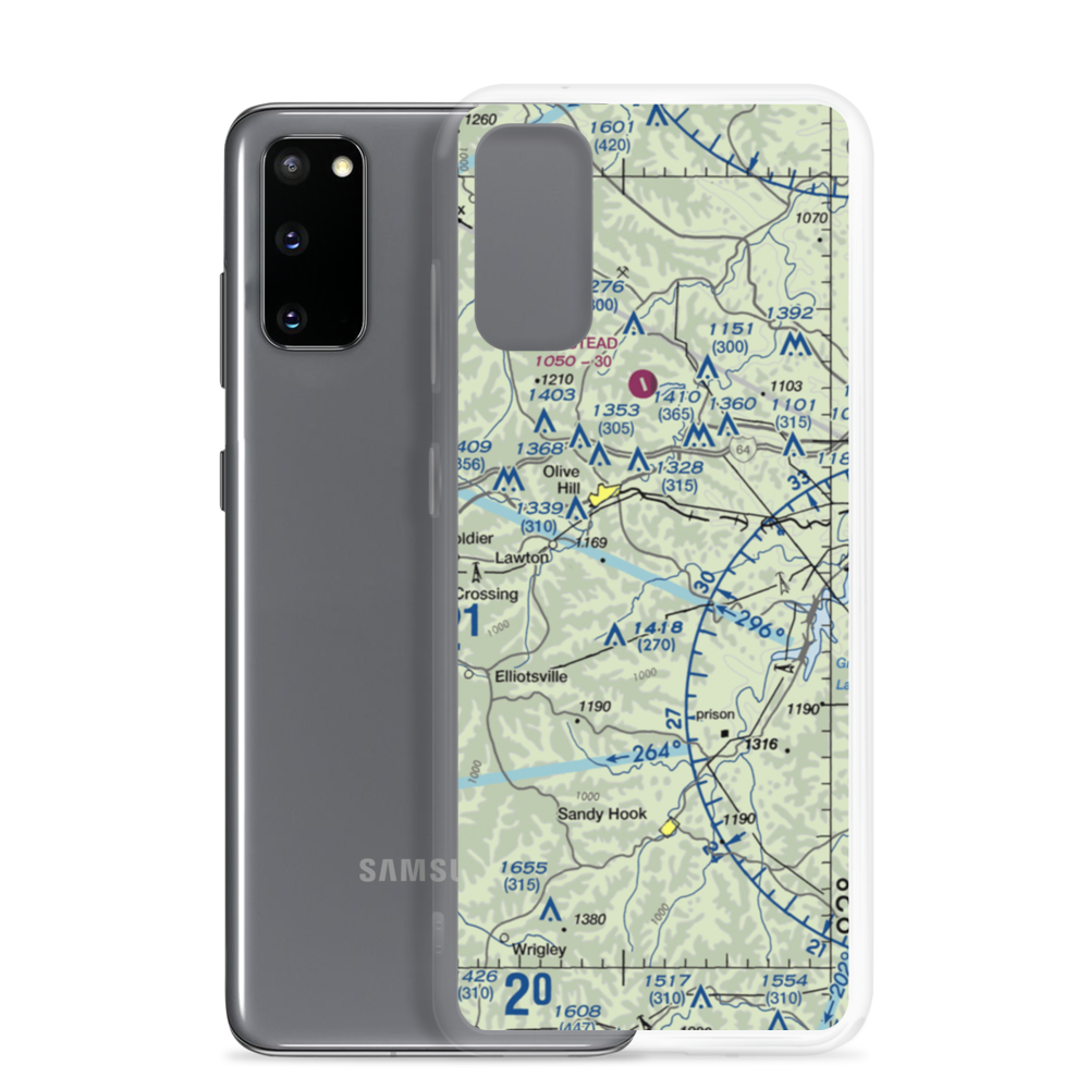 Olive Hill-Sellers' Field (2I2) VFR Sectional Samsung Case Samsung Galaxy S20 model shown