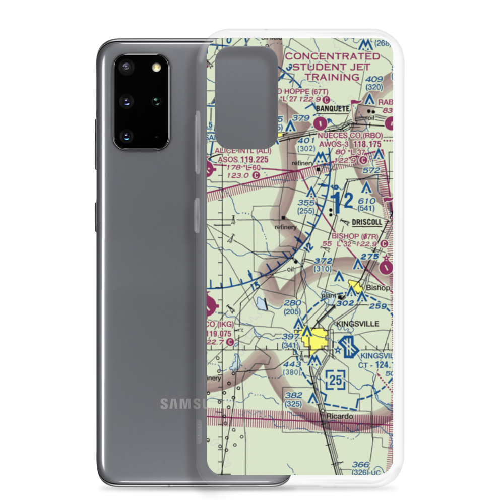 Oliver Till Airport (US-0016) VFR Sectional Samsung Case Samsung Galaxy S20 Plus model shown