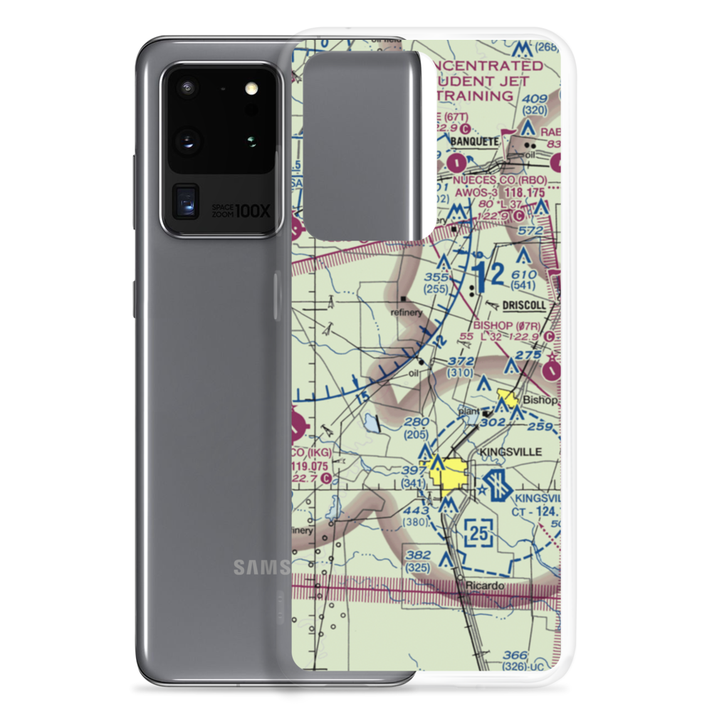 Oliver Till Airport (US-0016) VFR Sectional Samsung Case Samsung Galaxy S20 Ultra model shown
