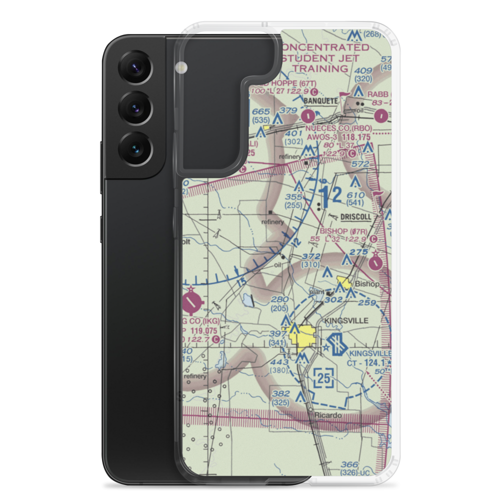 Oliver Till Airport (US-0016) VFR Sectional Samsung Case Samsung Galaxy S22 Plus model shown