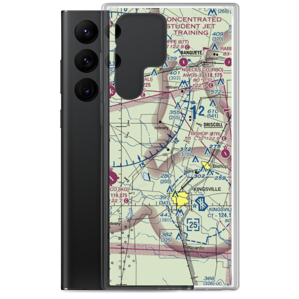 Oliver Till Airport (US-0016) VFR Sectional Samsung Case Samsung Galaxy S22 Ultra model shown