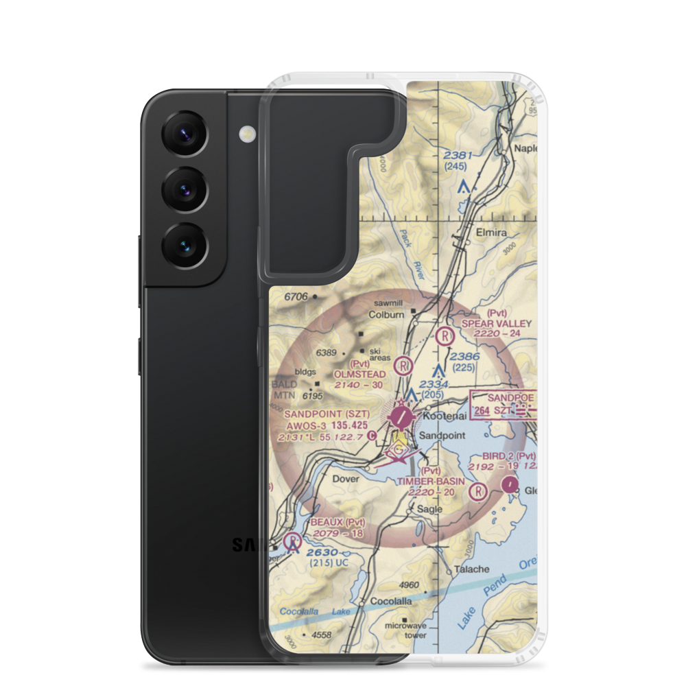 Olmstead Sky Ranch Airport (ID25) VFR Sectional Samsung Case Samsung Galaxy S22 model shown