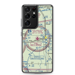 Olney Noble Airport (OLY) VFR Sectional Samsung Case