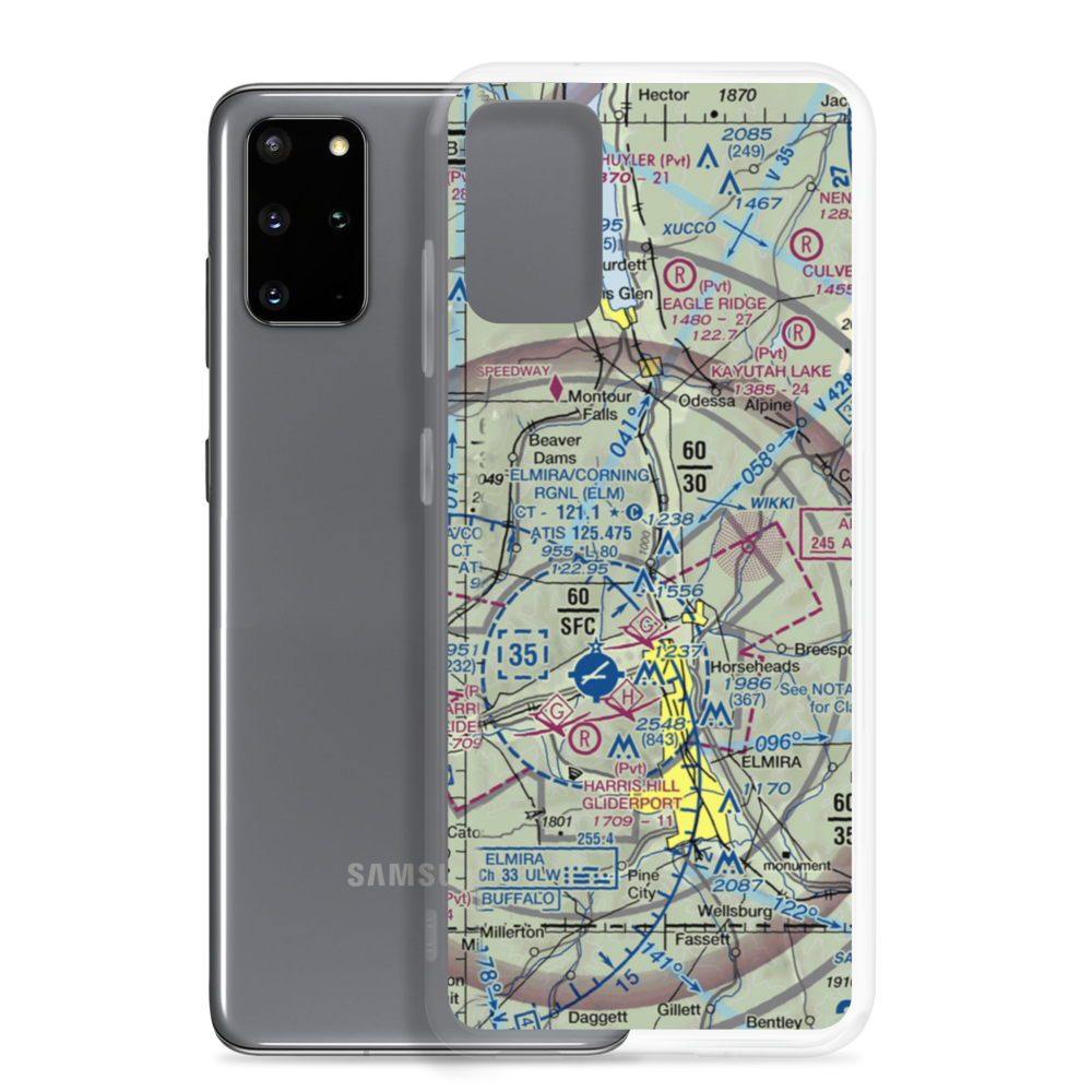 Omni Airpark (6NY2) VFR Sectional Samsung Case Samsung Galaxy S20 Plus model shown
