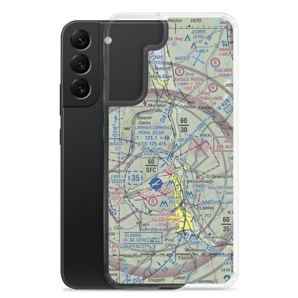Omni Airpark (6NY2) VFR Sectional Samsung Case Samsung Galaxy S22 Plus model shown