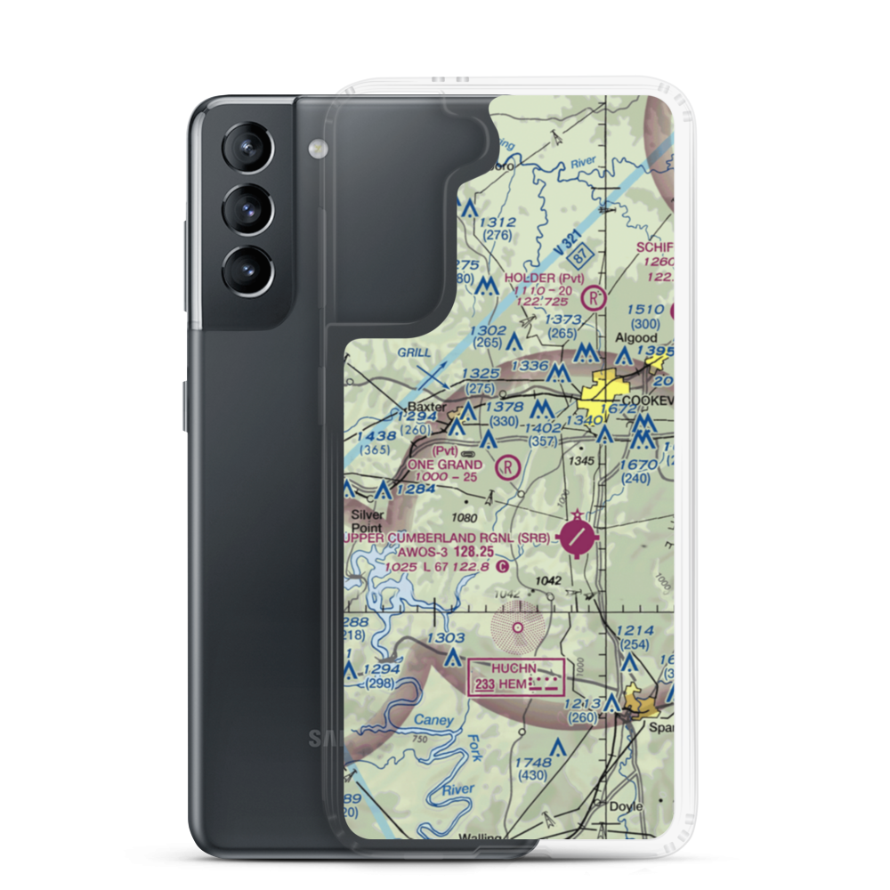 One Grand Field (5TN9) VFR Sectional Samsung Case Samsung Galaxy S21 model shown