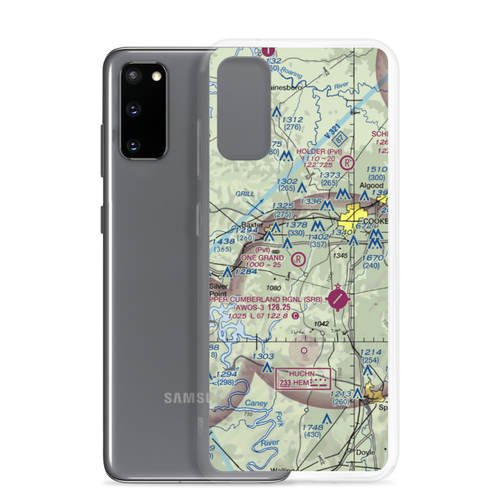 One Grand Field (5TN9) VFR Sectional Samsung Case Samsung Galaxy S20 model shown