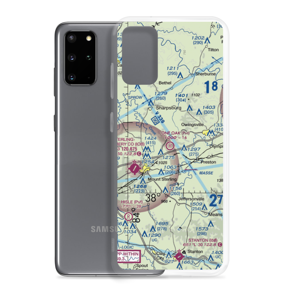 One Oak Airport (77KY) VFR Sectional Samsung Case Samsung Galaxy S20 Plus model shown