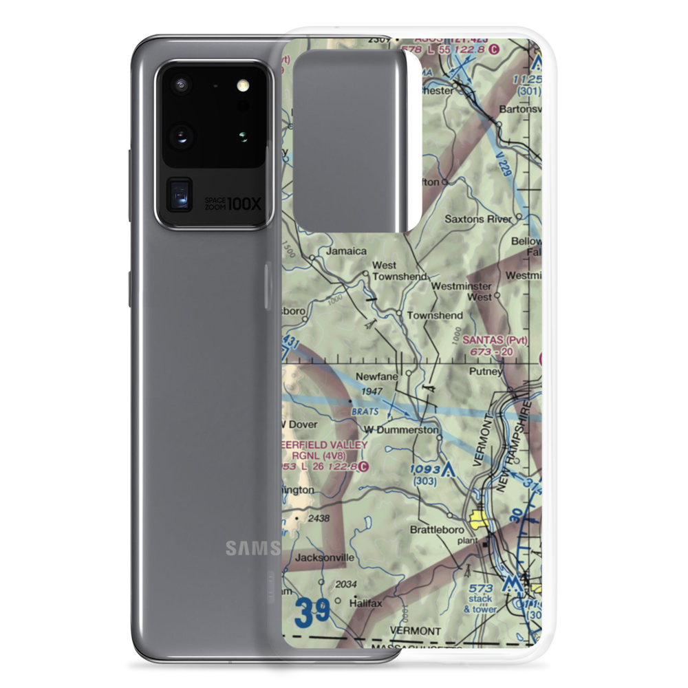 Onyon Airport (VT43) VFR Sectional Samsung Case Samsung Galaxy S20 Ultra model shown