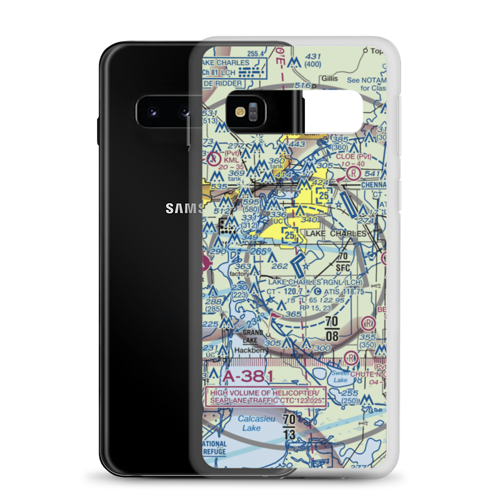 Open A-1 Ranch Airport (3LA8) VFR Sectional Samsung Case Samsung Galaxy S10 model shown