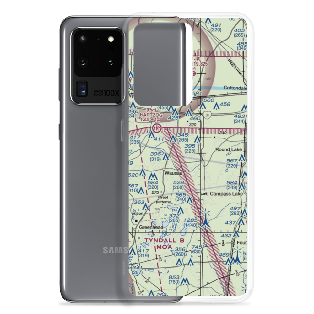 Orange Hill Airport (15FD) VFR Sectional Samsung Case Samsung Galaxy S20 Ultra model shown
