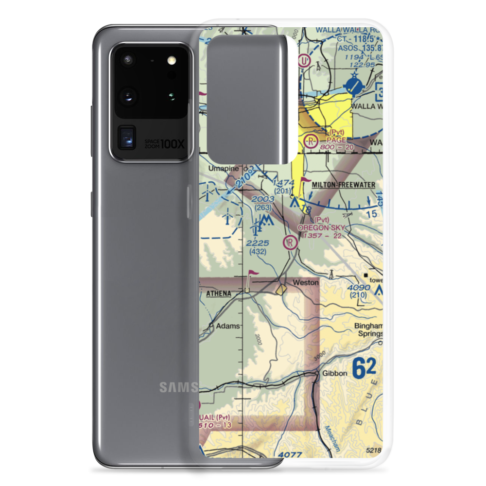 Oregon Sky Ranch Airport (OG33) VFR Sectional Samsung Case Samsung Galaxy S20 Ultra model shown