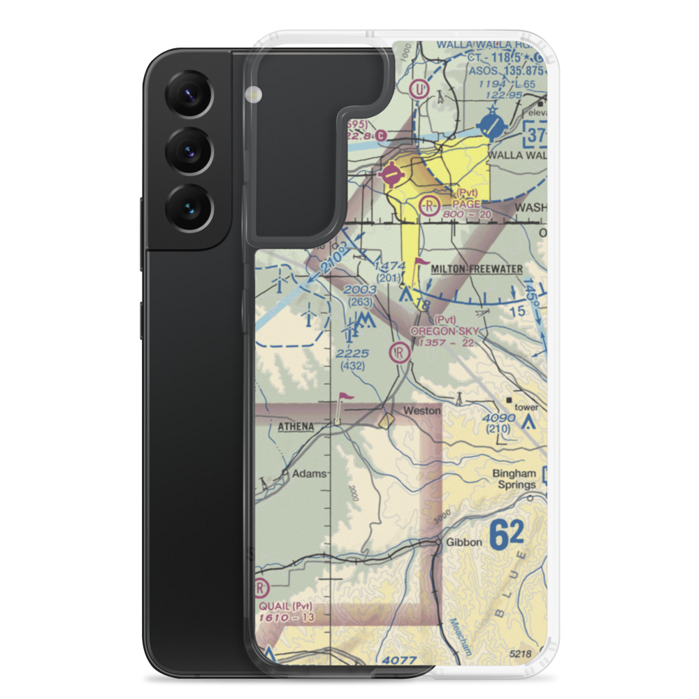 Oregon Sky Ranch Airport (OG33) VFR Sectional Samsung Case Samsung Galaxy S22 Plus model shown