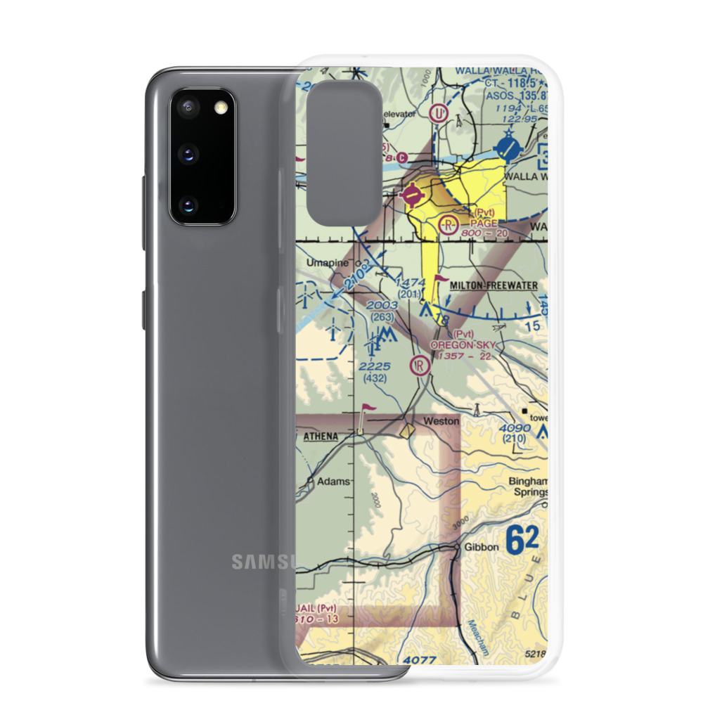 Oregon Sky Ranch Airport (OG33) VFR Sectional Samsung Case Samsung Galaxy S20 model shown