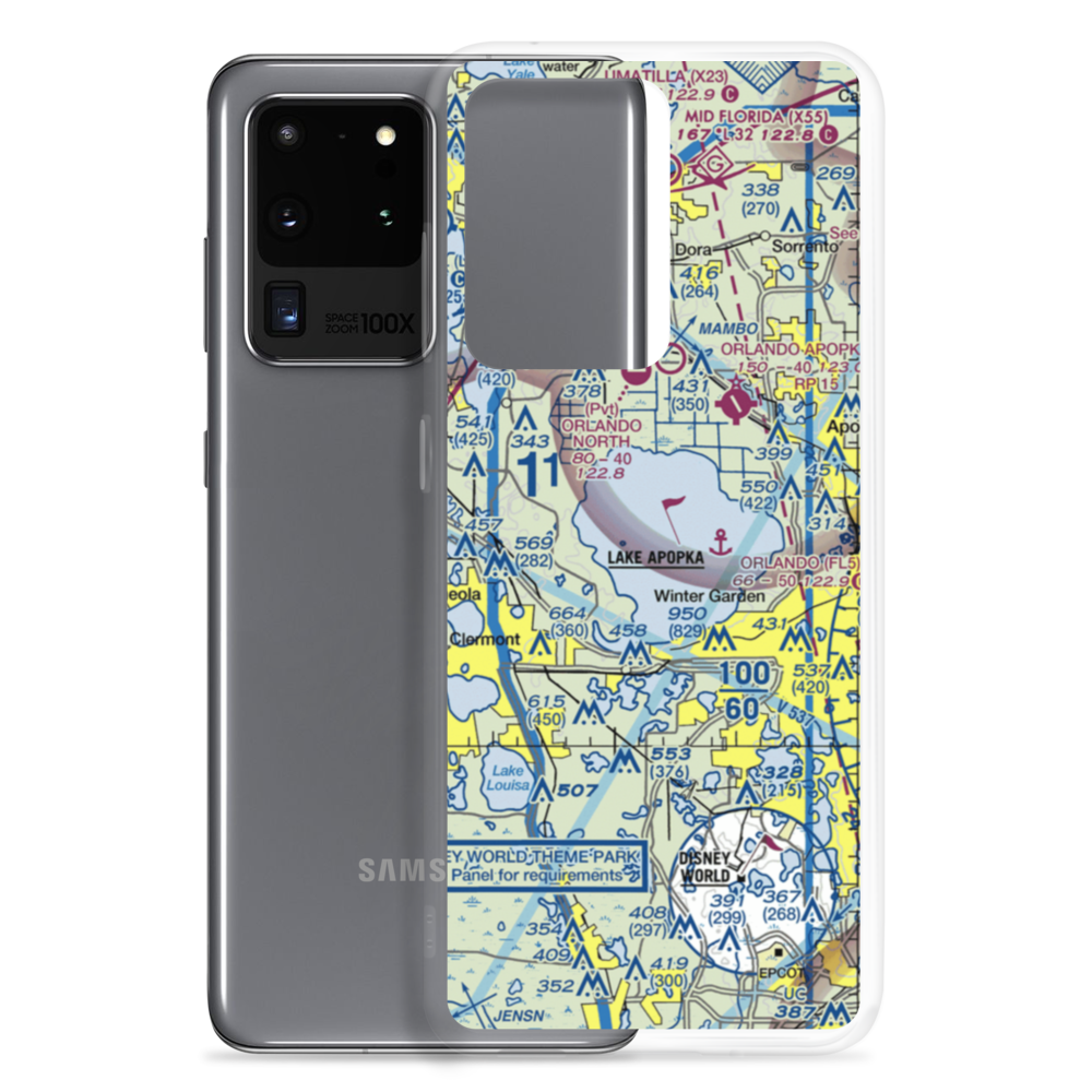 Orlando Seaplane Base (FL5) VFR Sectional Samsung Case Samsung Galaxy S20 Ultra model shown