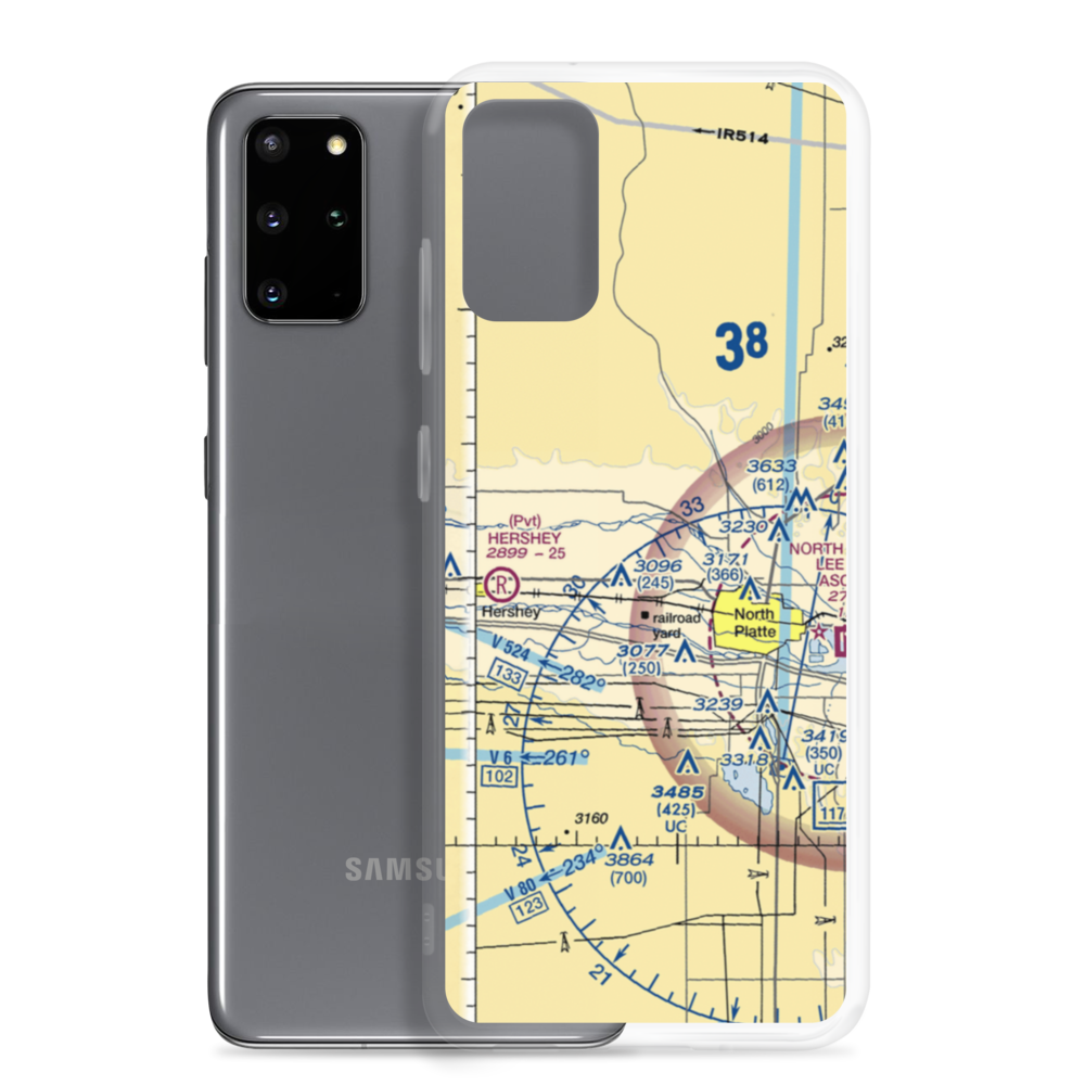Orr Field (NE25) VFR Sectional Samsung Case Samsung Galaxy S20 Plus model shown