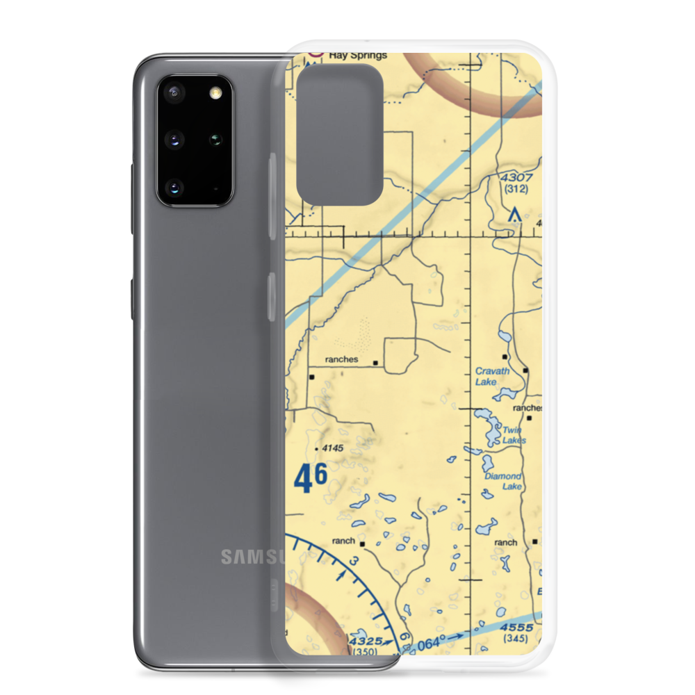 Orr Ranch Airport (33NE) VFR Sectional Samsung Case Samsung Galaxy S20 Plus model shown