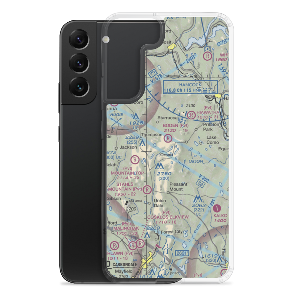 Orson Field (7PA4) VFR Sectional Samsung Case Samsung Galaxy S22 Plus model shown