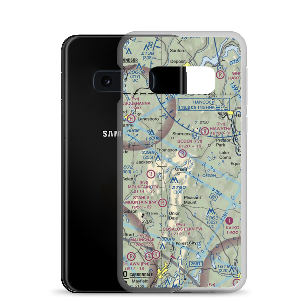 Orson Field (7PA4) VFR Sectional Samsung Case Samsung Galaxy S10e model shown