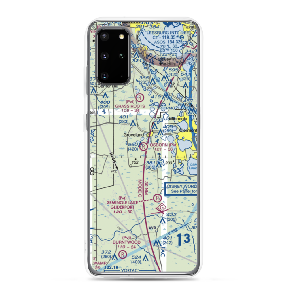 Osborn Airfield (02FA) VFR Sectional Samsung Case Samsung Galaxy S20 Plus model shown