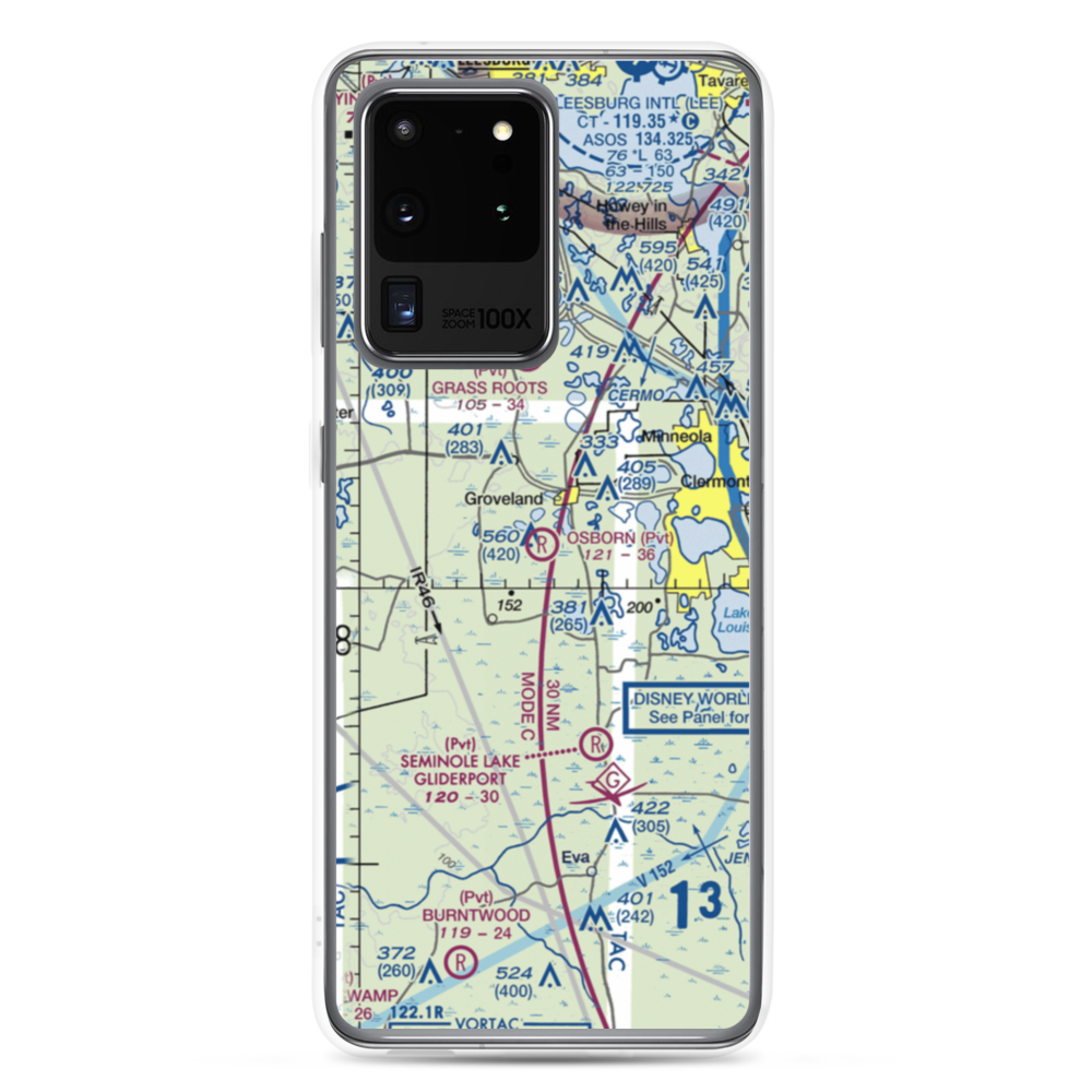 Osborn Airfield (02FA) VFR Sectional Samsung Case Samsung Galaxy S20 Ultra model shown