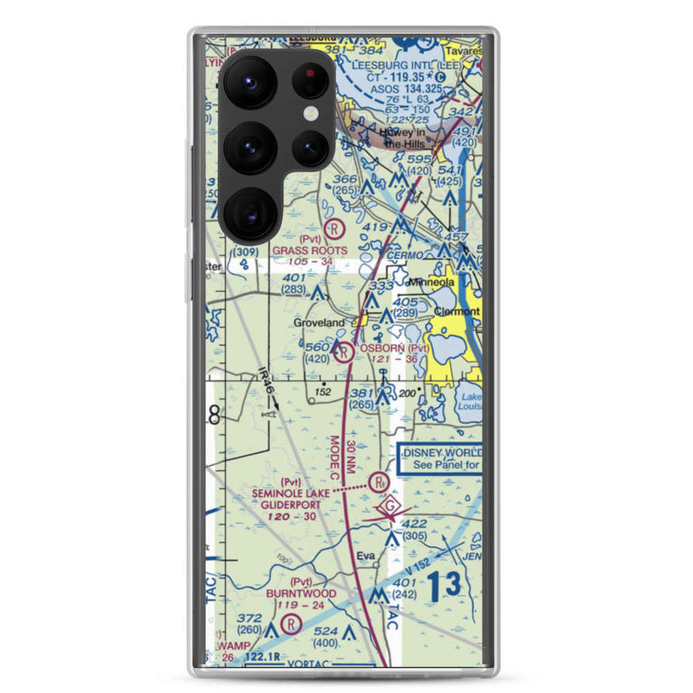 Osborn Airfield (02FA) VFR Sectional Samsung Case Samsung Galaxy S22 Ultra model shown