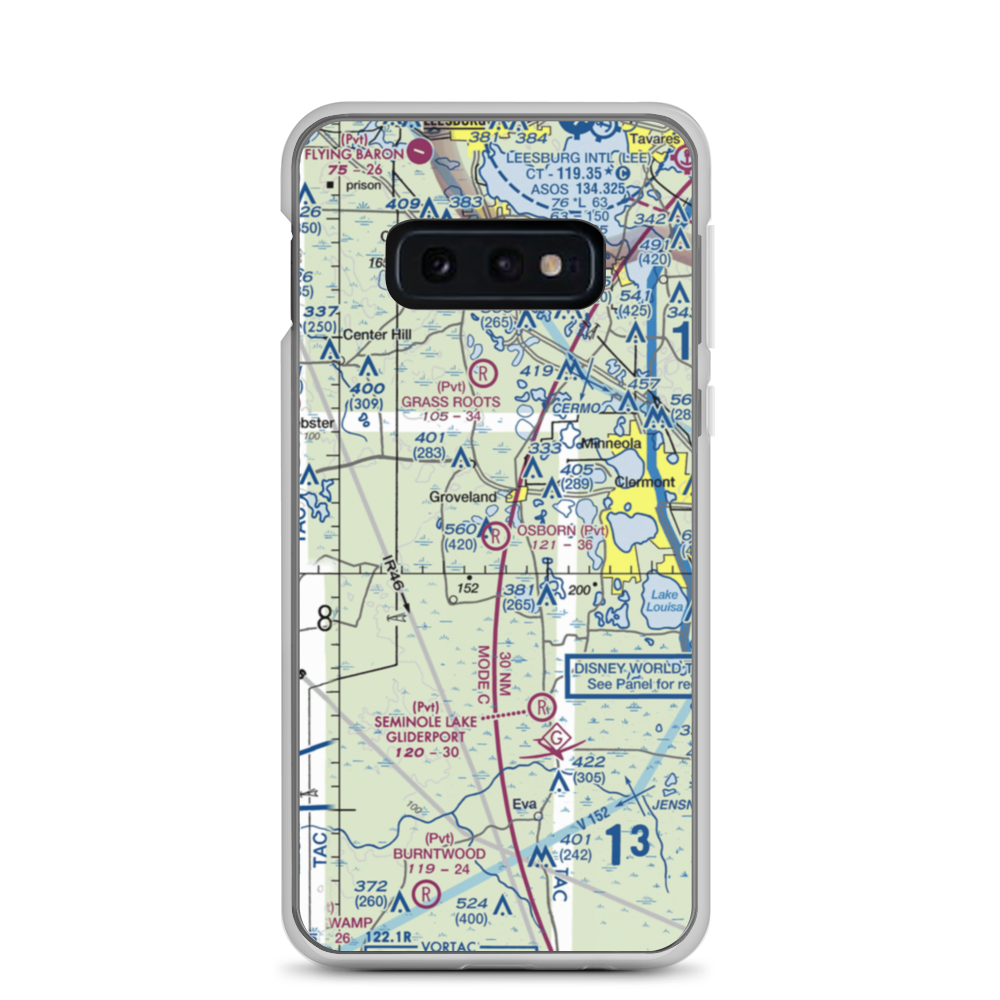 Osborn Airfield (02FA) VFR Sectional Samsung Case Samsung Galaxy S10e model shown