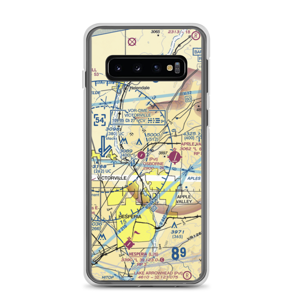 Osborne Airport (8CA0) VFR Sectional Samsung Case Samsung Galaxy S10 model shown