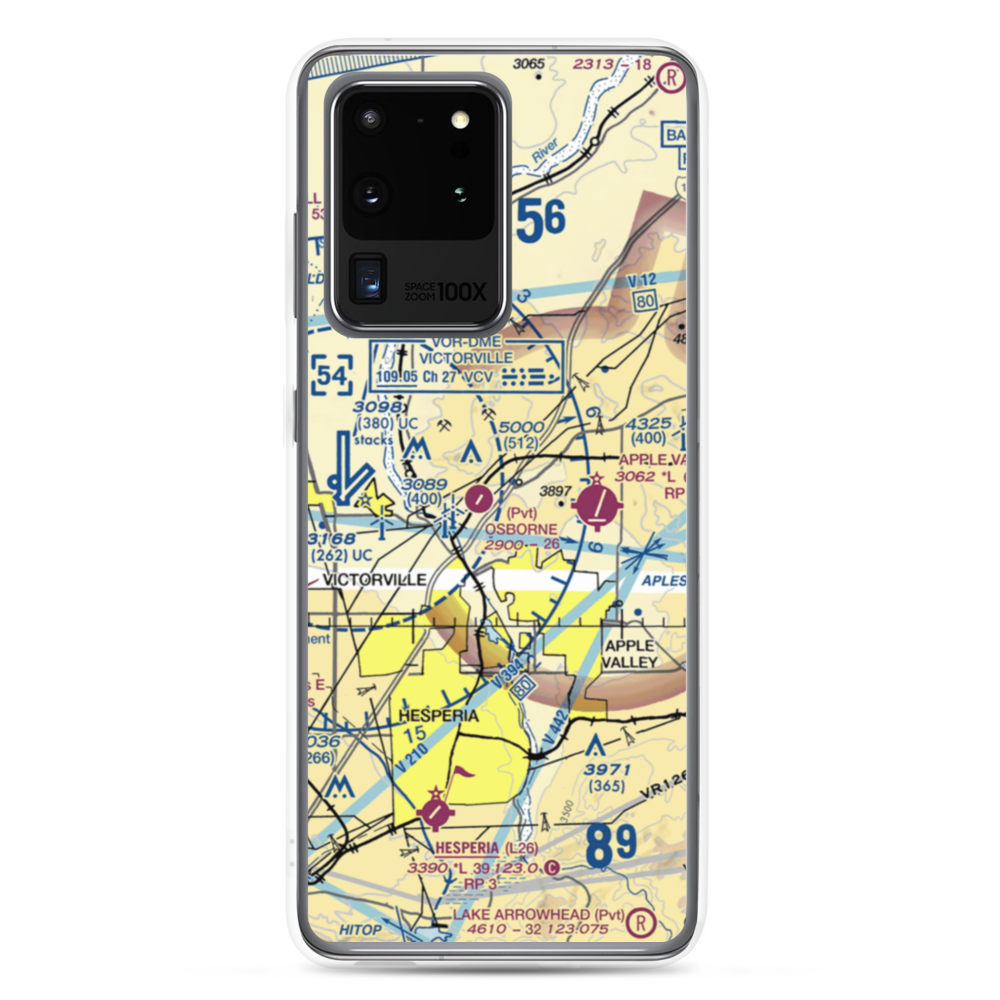 Osborne Airport (8CA0) VFR Sectional Samsung Case Samsung Galaxy S20 Ultra model shown