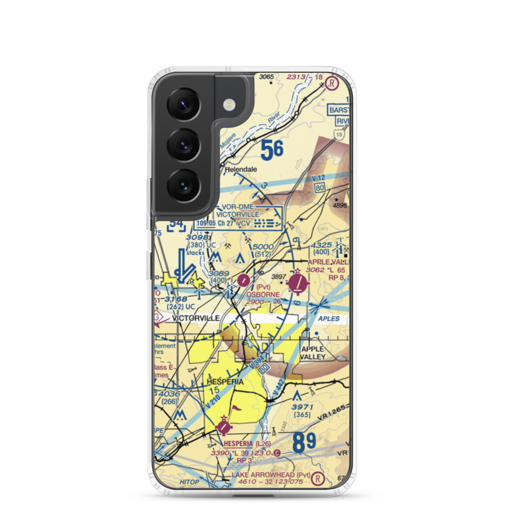 Osborne Airport (8CA0) VFR Sectional Samsung Case Samsung Galaxy S22 model shown