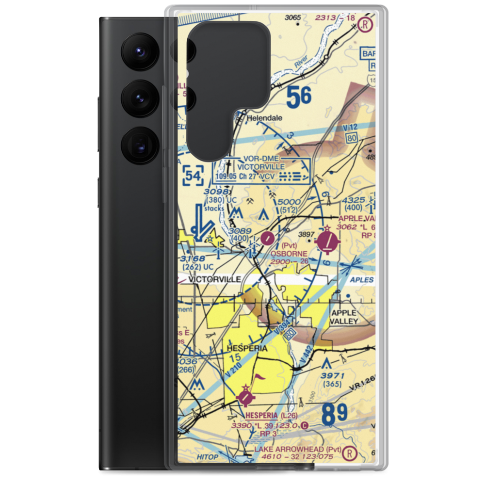 Osborne Airport (8CA0) VFR Sectional Samsung Case Samsung Galaxy S22 Ultra model shown