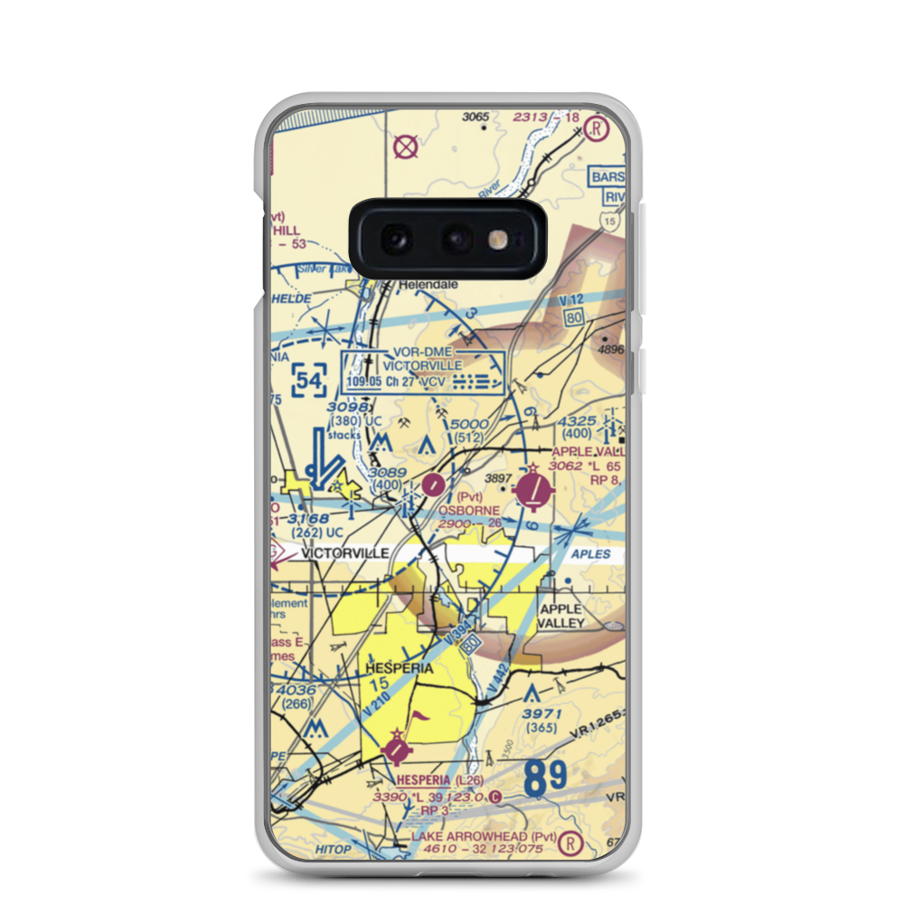 Osborne Airport (8CA0) VFR Sectional Samsung Case Samsung Galaxy S10e model shown