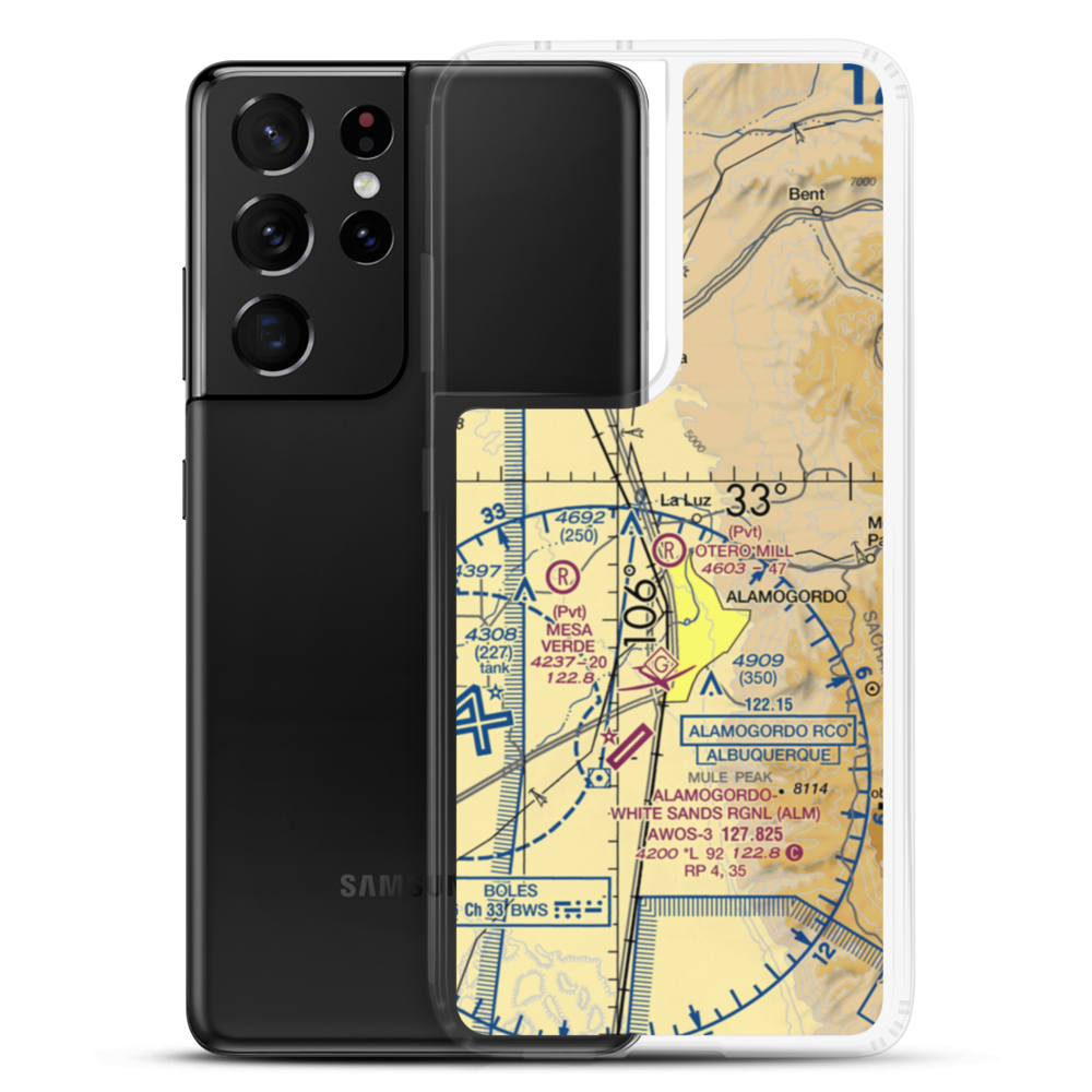 Otero Mill Airport (72NM) VFR Sectional Samsung Case Samsung Galaxy S21 Ultra model shown