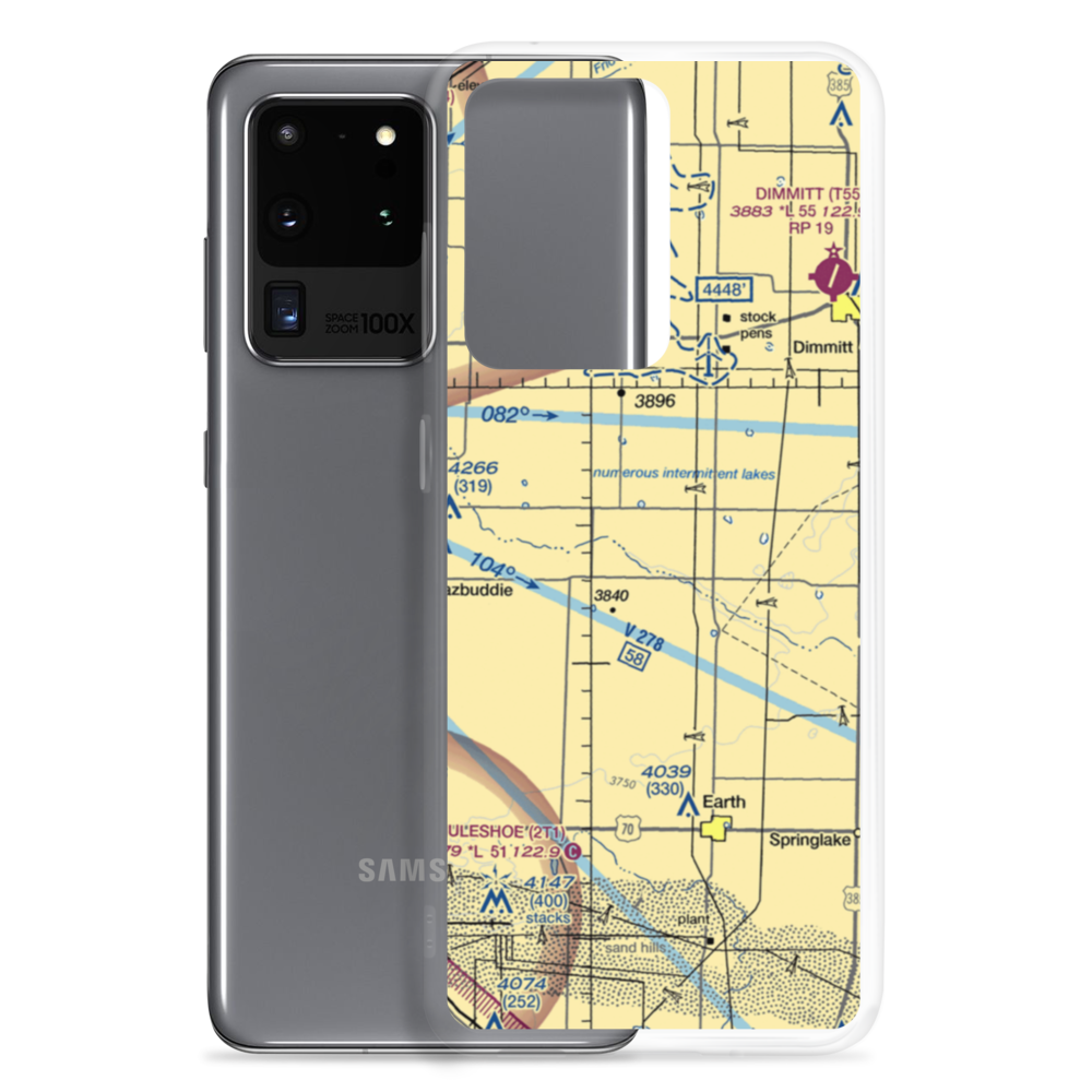 Ott Farms Airport (7TS8) VFR Sectional Samsung Case Samsung Galaxy S20 Ultra model shown