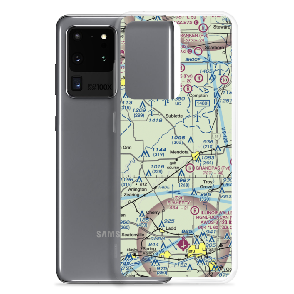 Otterbach Farm Airport (81LL) VFR Sectional Samsung Case Samsung Galaxy S20 Ultra model shown