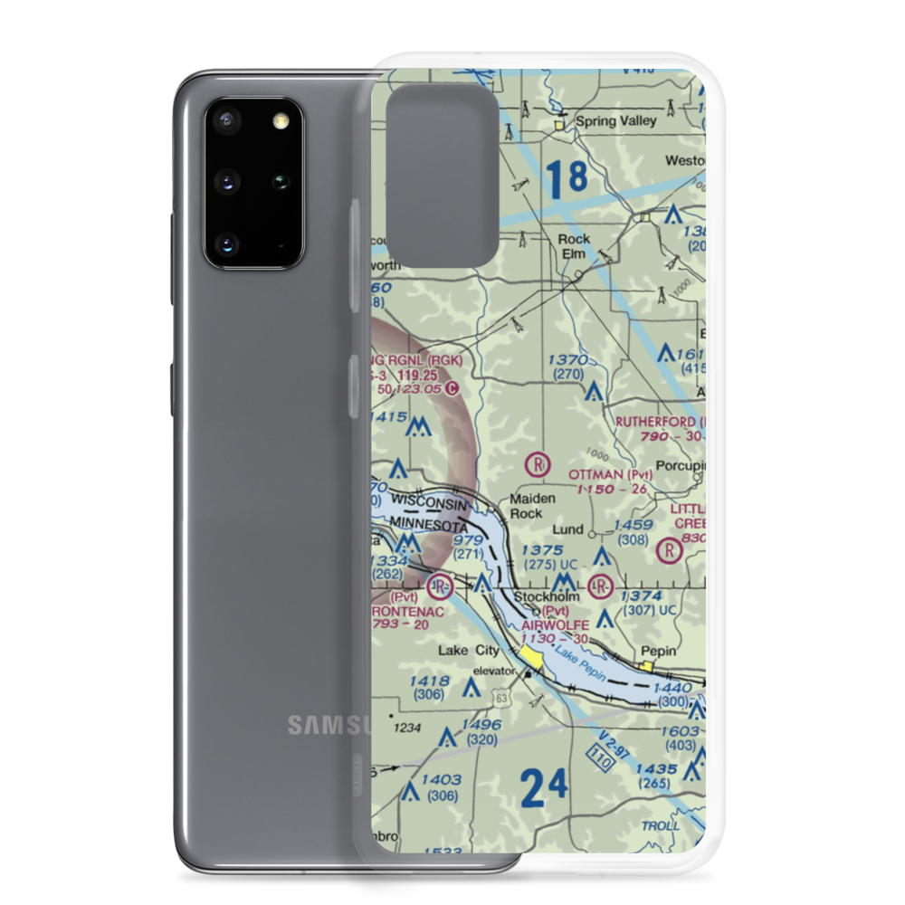 Ottman Landing Airport (5WN9) VFR Sectional Samsung Case Samsung Galaxy S20 Plus model shown