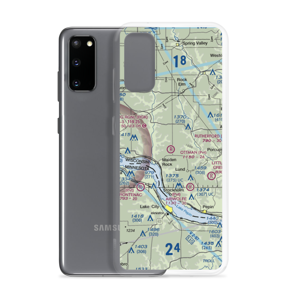 Ottman Landing Airport (5WN9) VFR Sectional Samsung Case Samsung Galaxy S20 model shown
