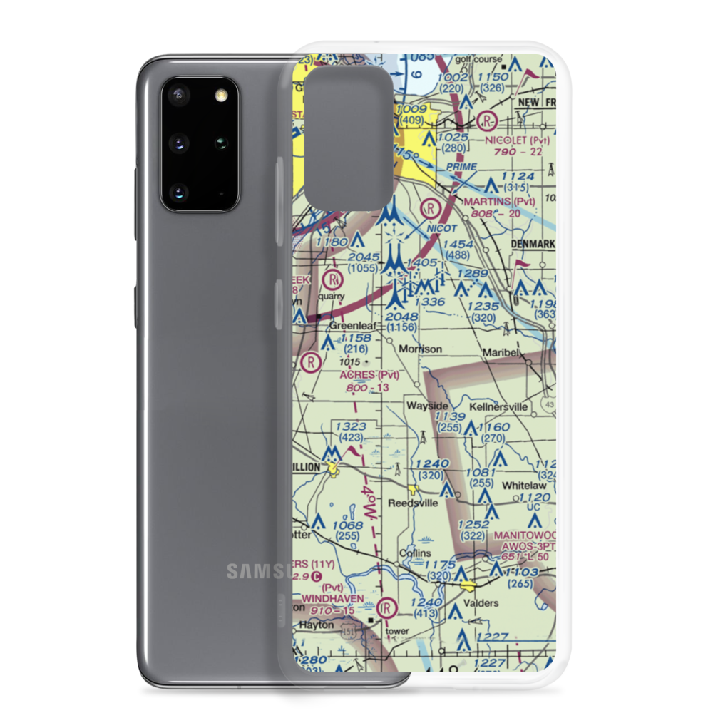 Otto-Gibbons Airport (WS31) VFR Sectional Samsung Case Samsung Galaxy S20 Plus model shown