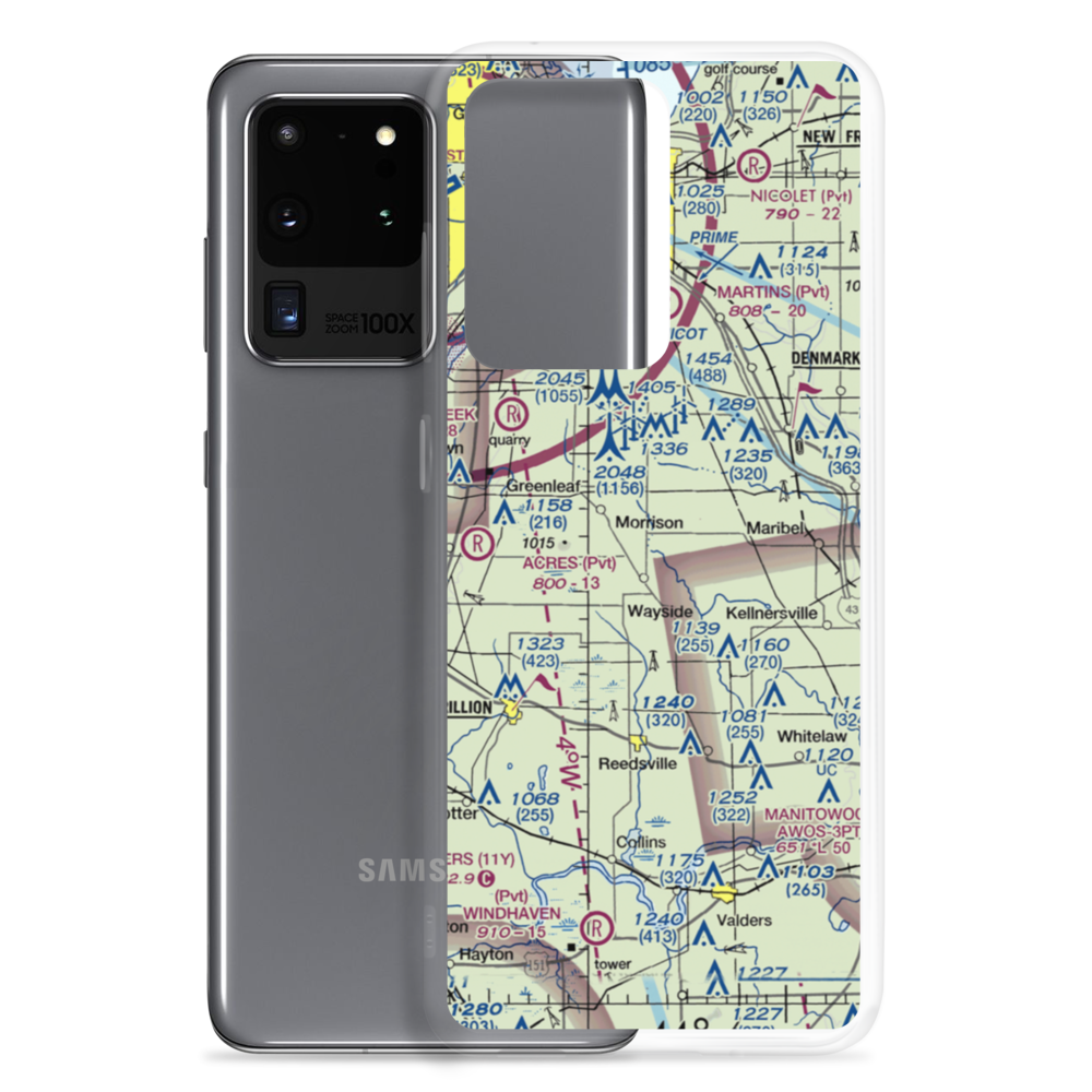 Otto-Gibbons Airport (WS31) VFR Sectional Samsung Case Samsung Galaxy S20 Ultra model shown