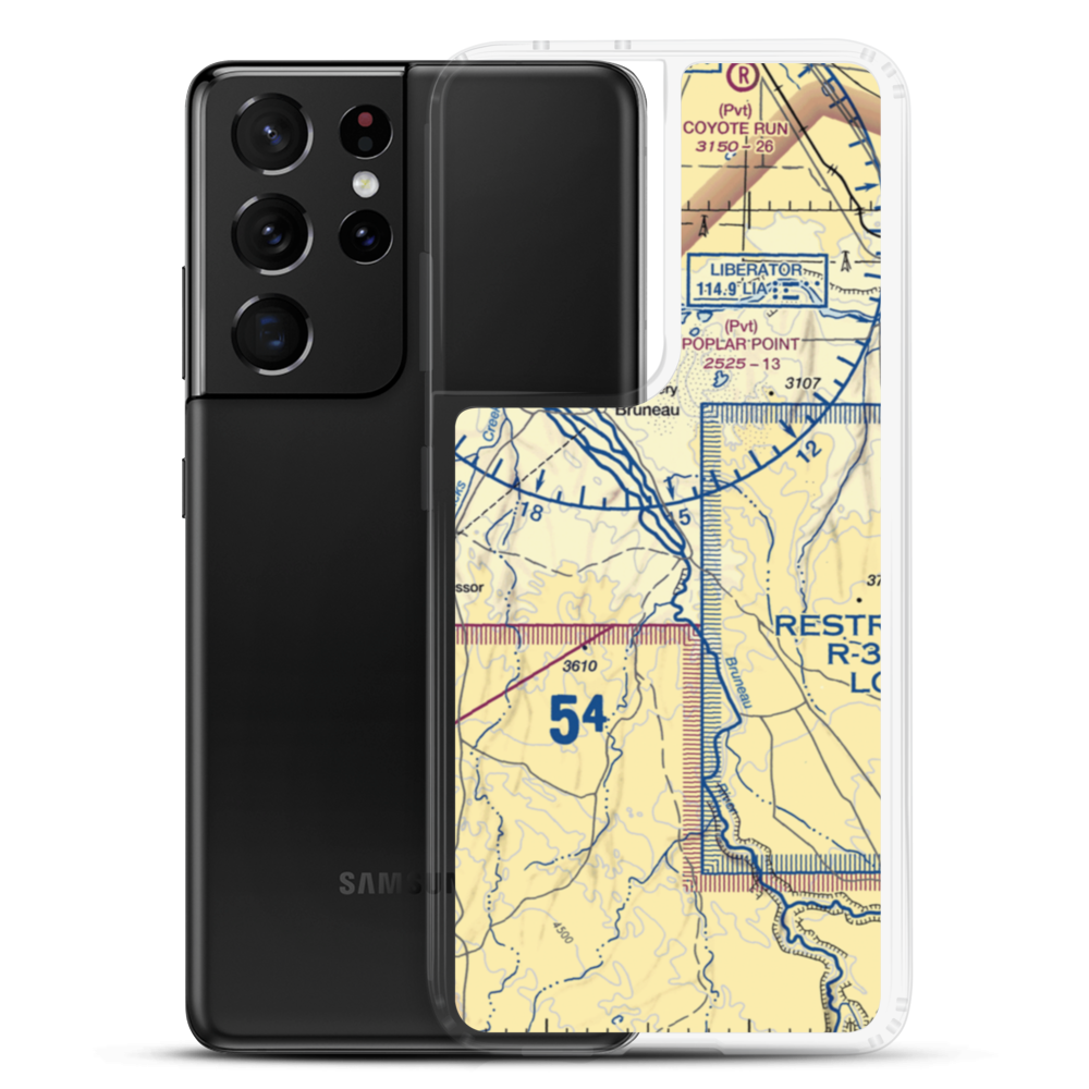 Owen Ranches Inc Airport (ID39) VFR Sectional Samsung Case Samsung Galaxy S21 Ultra model shown